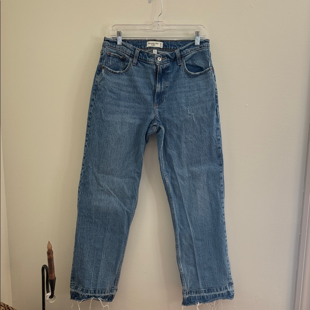 Abercrombie & Fitch Straight Leg Blue Jeans